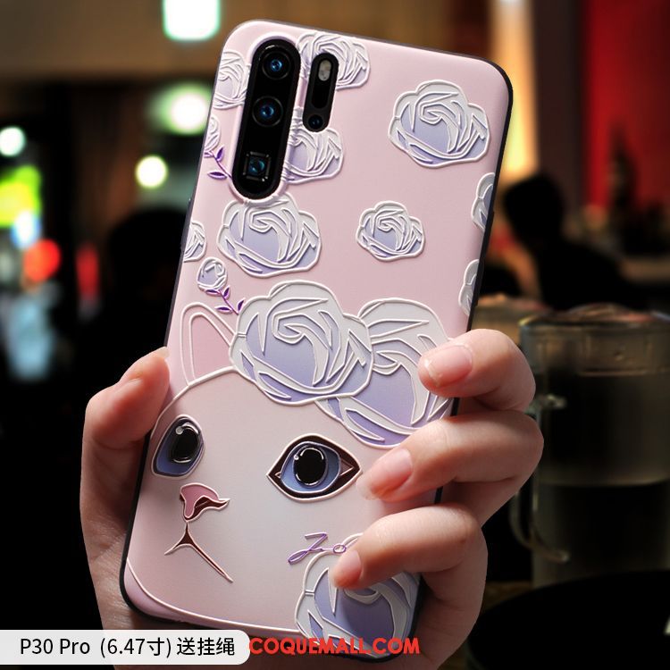 Étui Huawei P30 Pro Marque De Tendance Tout Compris Incassable, Coque Huawei P30 Pro Nouveau Ornements Suspendus