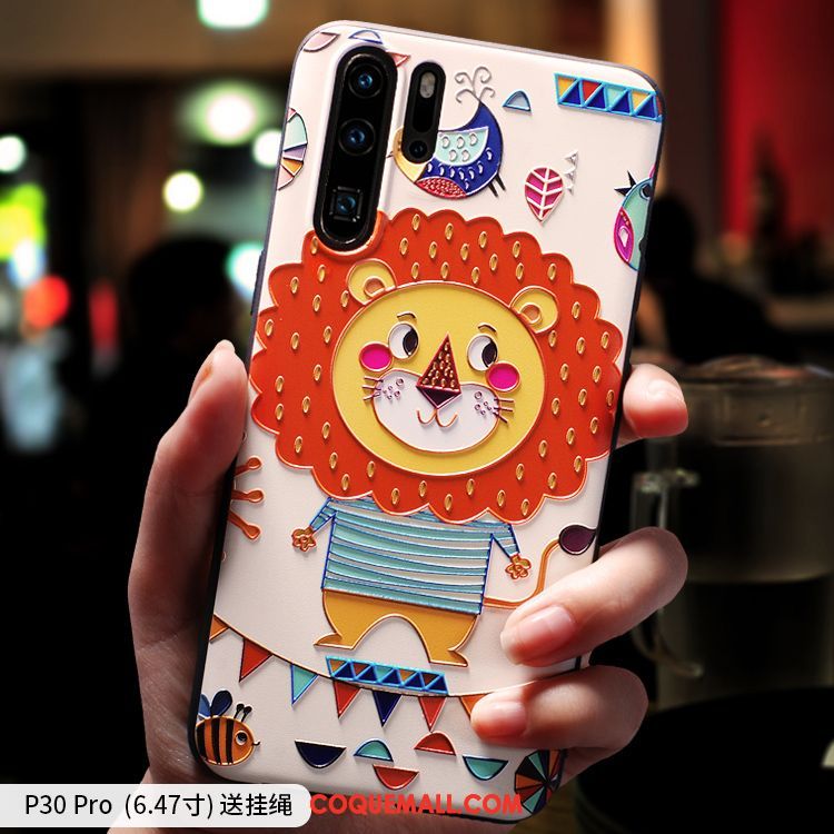 Étui Huawei P30 Pro Marque De Tendance Tout Compris Incassable, Coque Huawei P30 Pro Nouveau Ornements Suspendus