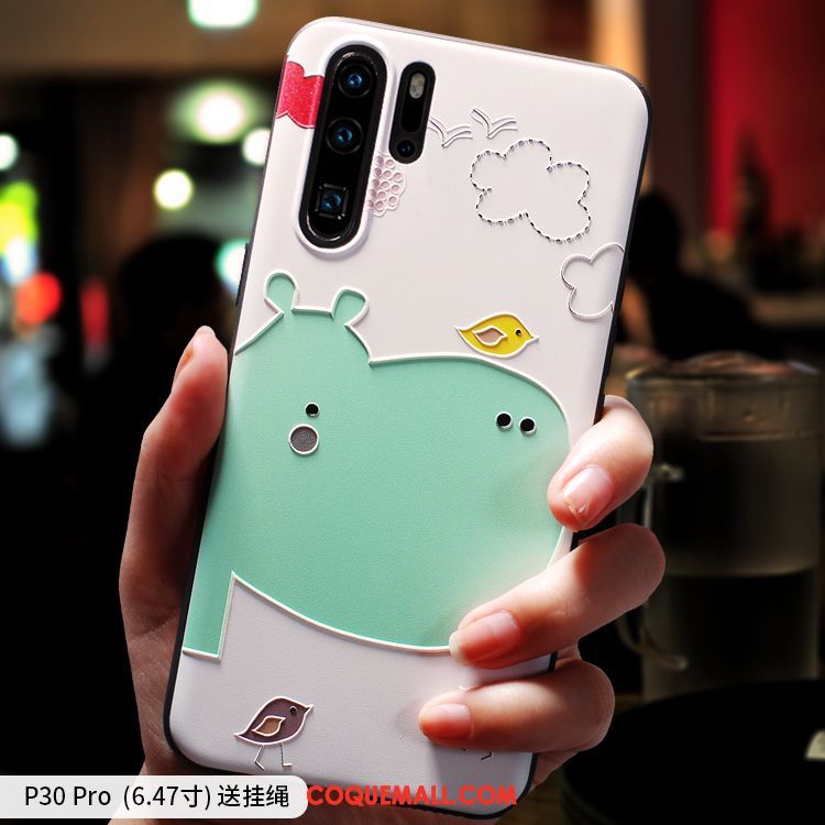 Étui Huawei P30 Pro Marque De Tendance Tout Compris Incassable, Coque Huawei P30 Pro Nouveau Ornements Suspendus