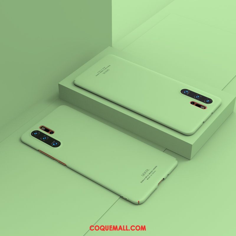 Étui Huawei P30 Pro Marque De Tendance Très Mince Délavé En Daim, Coque Huawei P30 Pro Téléphone Portable Vert