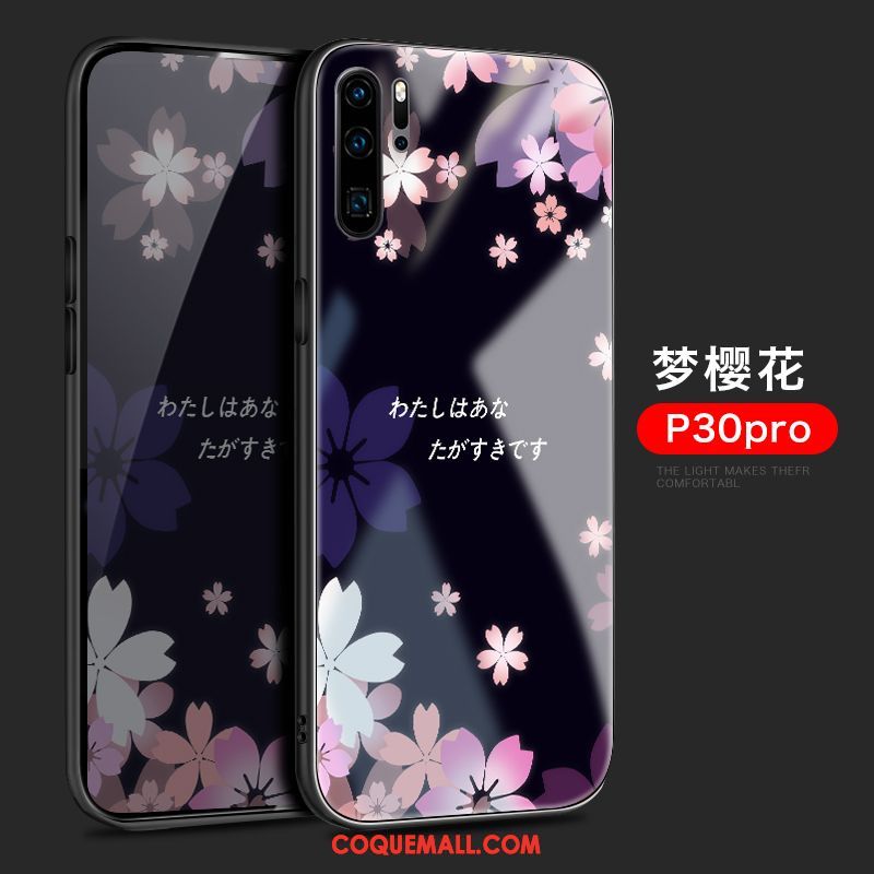 Étui Huawei P30 Pro Marque De Tendance Très Mince Silicone, Coque Huawei P30 Pro Incassable Clair