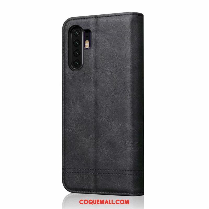 Étui Huawei P30 Pro Nouveau Business Protection, Coque Huawei P30 Pro Fluide Doux Incassable Braun