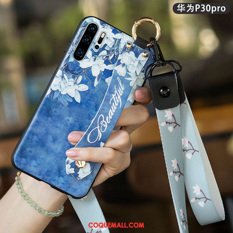 Étui Huawei P30 Pro Petit Tout Compris Protection, Coque Huawei P30 Pro Délavé En Daim Téléphone Portable