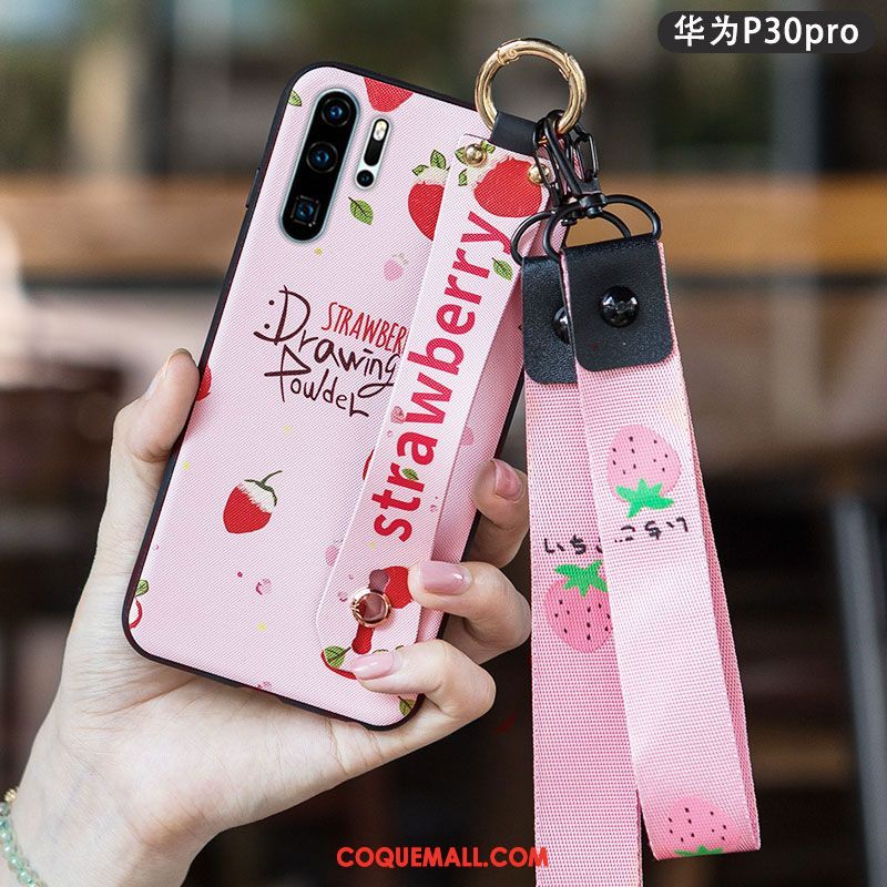 Étui Huawei P30 Pro Petit Tout Compris Protection, Coque Huawei P30 Pro Délavé En Daim Téléphone Portable