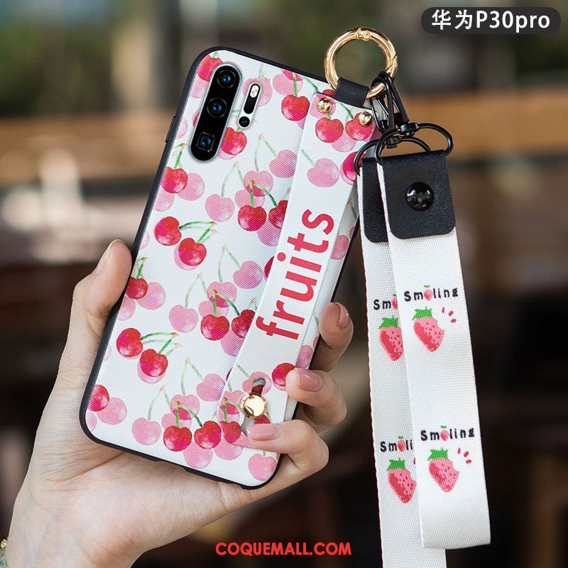 Étui Huawei P30 Pro Petit Tout Compris Protection, Coque Huawei P30 Pro Délavé En Daim Téléphone Portable