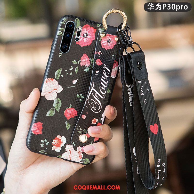 Étui Huawei P30 Pro Petit Tout Compris Protection, Coque Huawei P30 Pro Délavé En Daim Téléphone Portable