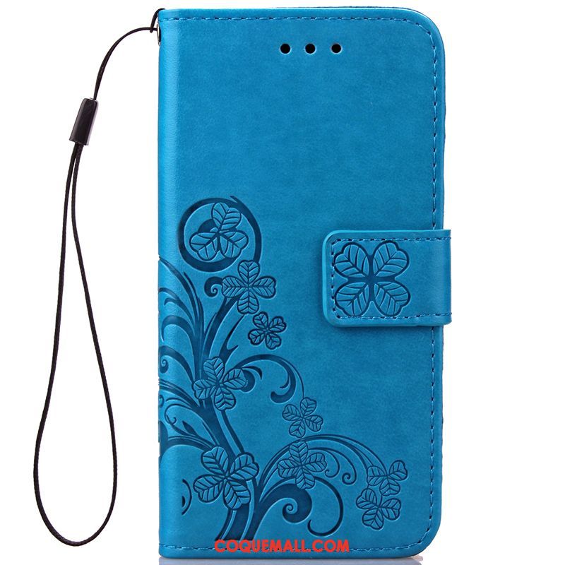 Étui Huawei P30 Pro Protection Nouveau Pu, Coque Huawei P30 Pro Incassable Bleu