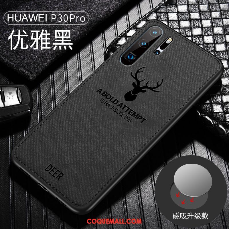 Étui Huawei P30 Pro Protection Silicone À Bord, Coque Huawei P30 Pro Gris Incassable