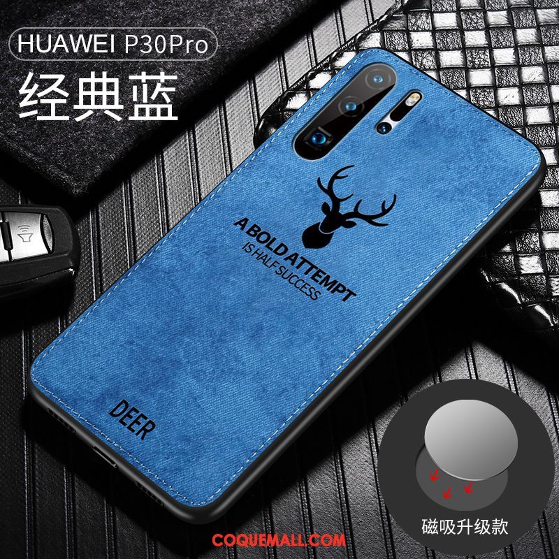 Étui Huawei P30 Pro Protection Silicone À Bord, Coque Huawei P30 Pro Gris Incassable