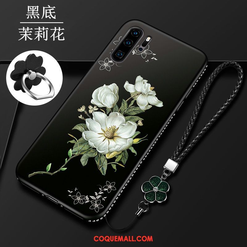 Étui Huawei P30 Pro Rouge Fluide Doux Téléphone Portable, Coque Huawei P30 Pro Tout Compris Délavé En Daim