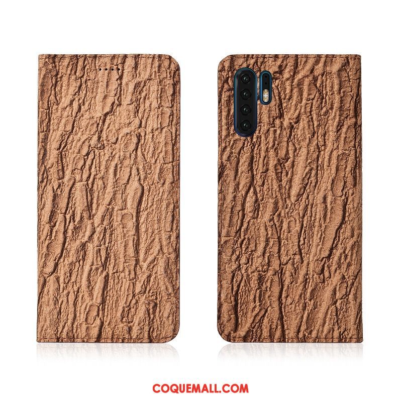 Étui Huawei P30 Pro Silicone Cuir Véritable Nouveau, Coque Huawei P30 Pro Tout Compris Bleu