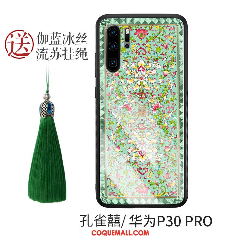 Étui Huawei P30 Pro Style Chinois Personnalité Créatif, Coque Huawei P30 Pro Tendance Téléphone Portable