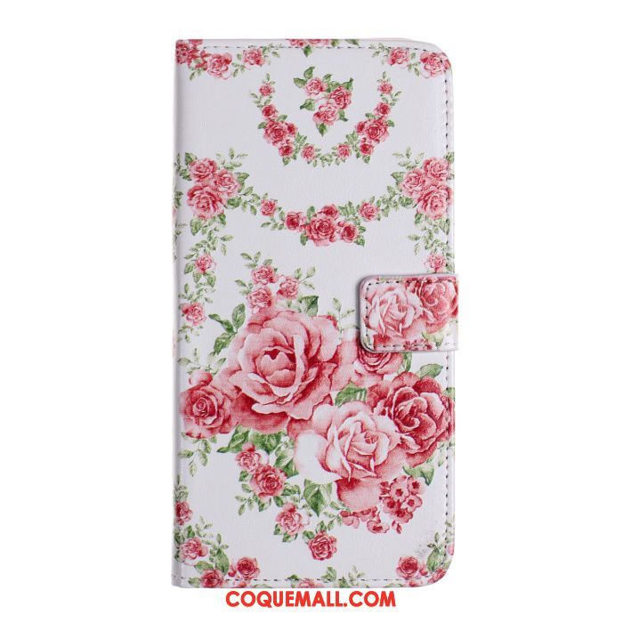 Étui Huawei P30 Pro Support Blanc En Cuir, Coque Huawei P30 Pro Créatif Incassable