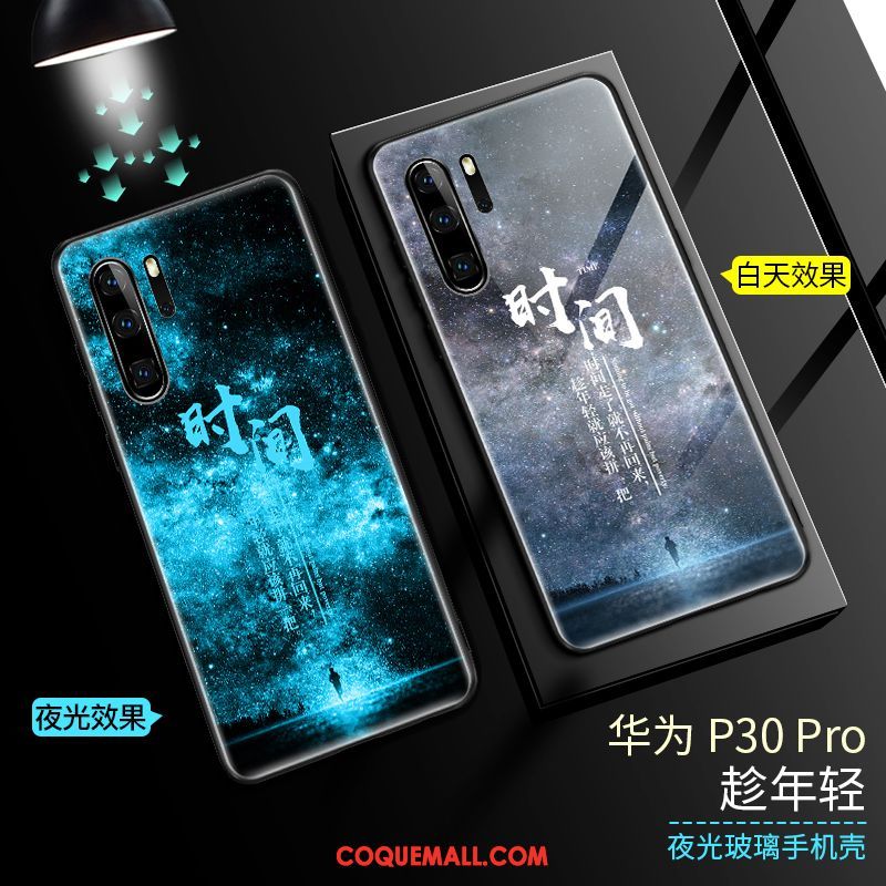 Étui Huawei P30 Pro Tout Compris Marque De Tendance Verre, Coque Huawei P30 Pro Protection Incassable