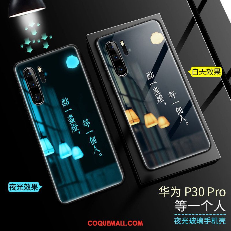 Étui Huawei P30 Pro Tout Compris Marque De Tendance Verre, Coque Huawei P30 Pro Protection Incassable