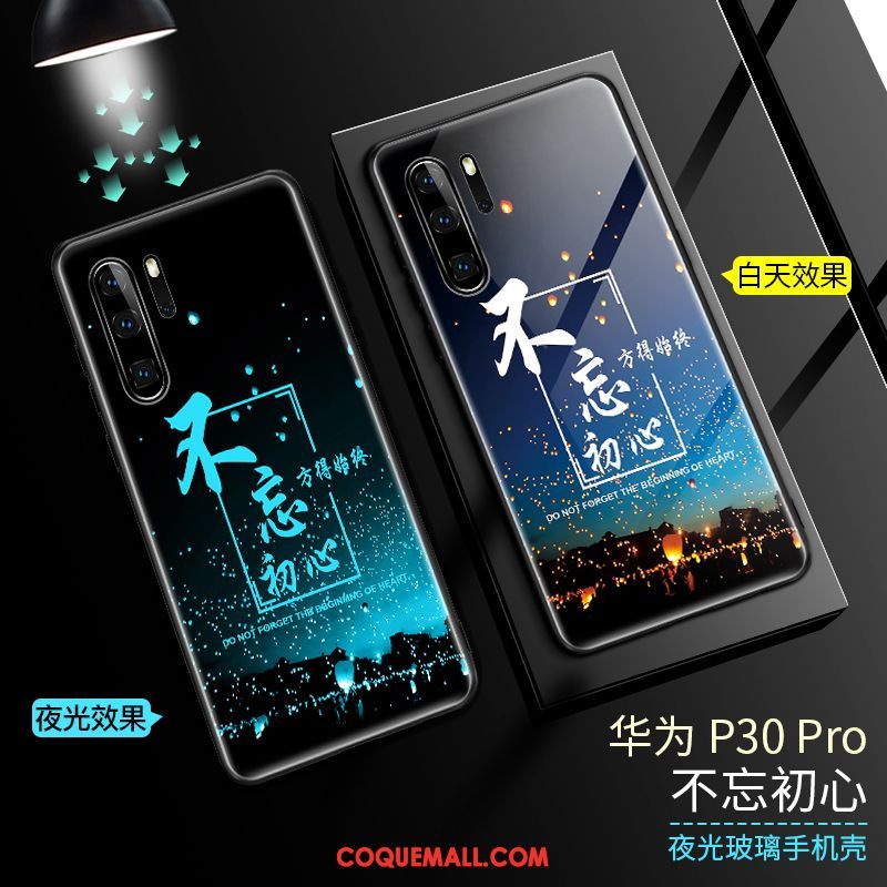 Étui Huawei P30 Pro Tout Compris Marque De Tendance Verre, Coque Huawei P30 Pro Protection Incassable