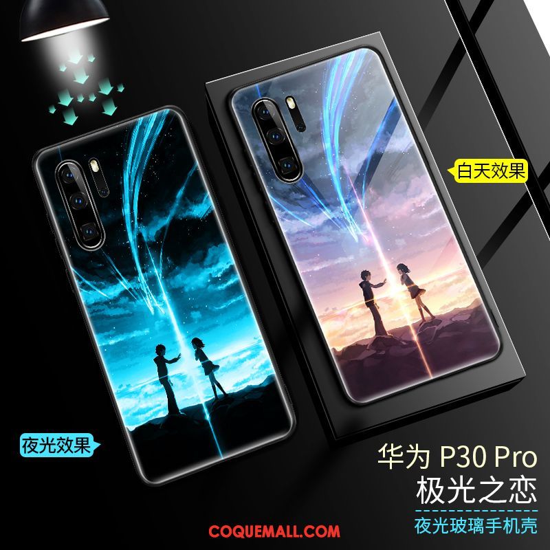 Étui Huawei P30 Pro Tout Compris Marque De Tendance Verre, Coque Huawei P30 Pro Protection Incassable