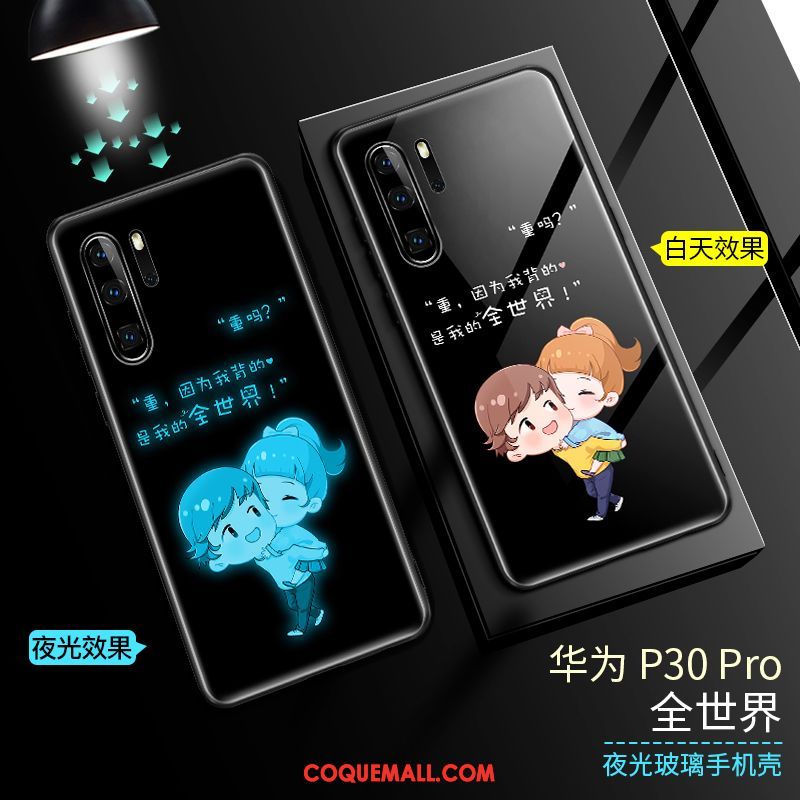 Étui Huawei P30 Pro Tout Compris Marque De Tendance Verre, Coque Huawei P30 Pro Protection Incassable