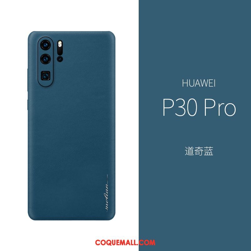 Étui Huawei P30 Pro Très Mince Personnalité Tout Compris, Coque Huawei P30 Pro Téléphone Portable Cuir Véritable Braun