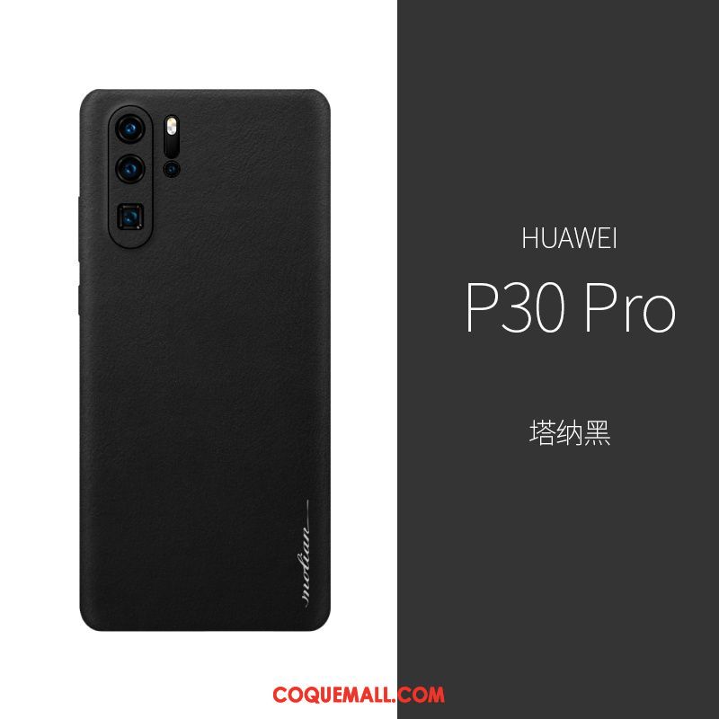 Étui Huawei P30 Pro Très Mince Personnalité Tout Compris, Coque Huawei P30 Pro Téléphone Portable Cuir Véritable Braun