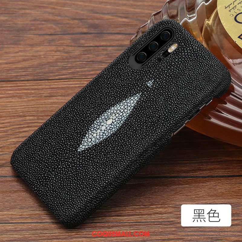 Étui Huawei P30 Pro Téléphone Portable Diable Cuir Véritable, Coque Huawei P30 Pro Marque De Tendance Mode