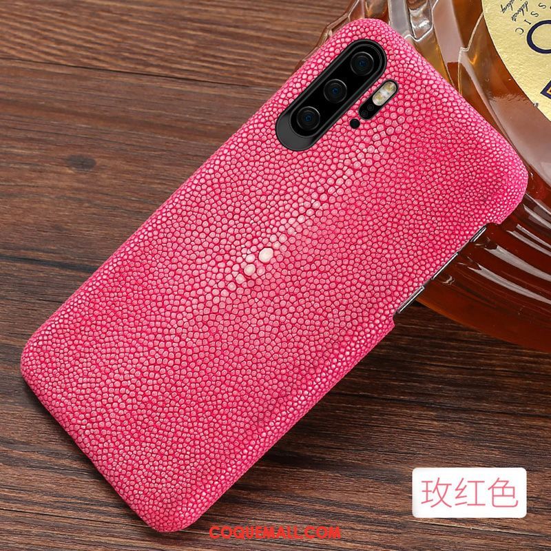 Étui Huawei P30 Pro Téléphone Portable Diable Cuir Véritable, Coque Huawei P30 Pro Marque De Tendance Mode