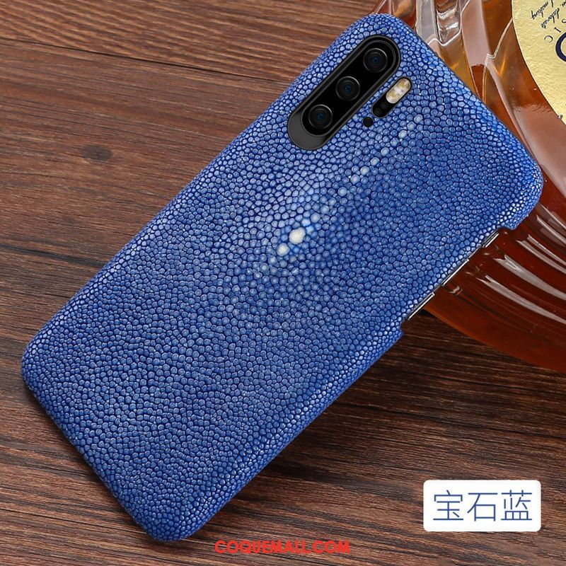 Étui Huawei P30 Pro Téléphone Portable Diable Cuir Véritable, Coque Huawei P30 Pro Marque De Tendance Mode