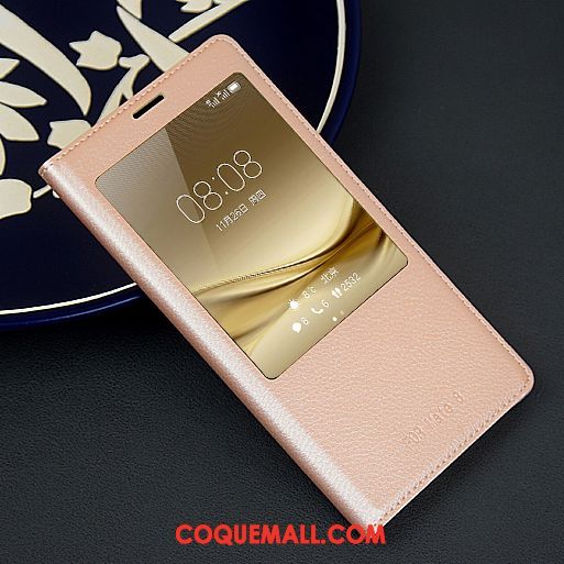 Étui Huawei P30 Pro Téléphone Portable Or Rose Membrane, Coque Huawei P30 Pro Dormance Couvercle Arrière