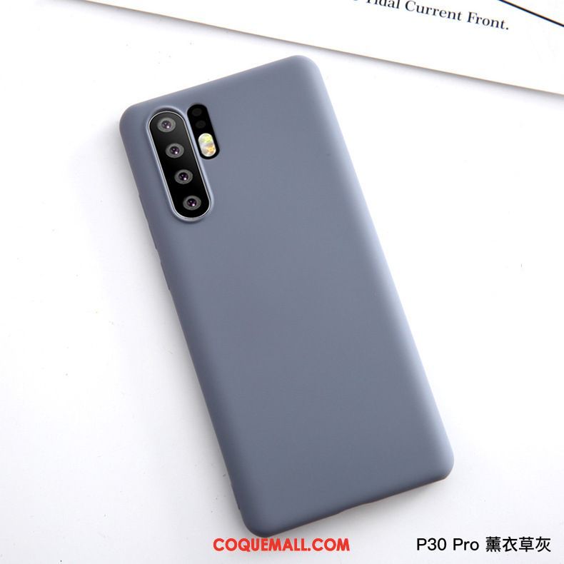 Étui Huawei P30 Pro Téléphone Portable Rouge Fluide Doux, Coque Huawei P30 Pro Très Mince Protection