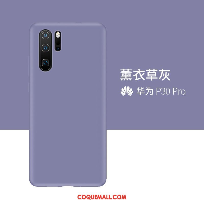 Étui Huawei P30 Pro Téléphone Portable Silicone Protection, Coque Huawei P30 Pro Incassable Gris