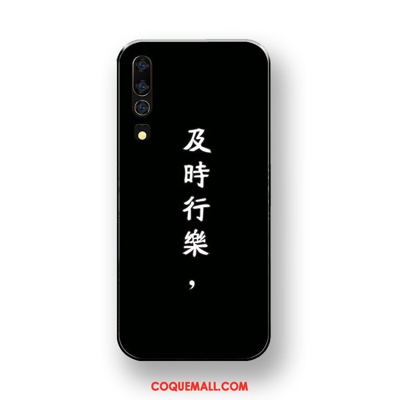 Étui Huawei P30 Protection Fluide Doux Noir, Coque Huawei P30 Silicone Tout Compris
