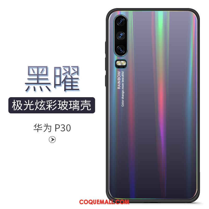 Étui Huawei P30 Protection Incassable Mode, Coque Huawei P30 Nouveau Miroir