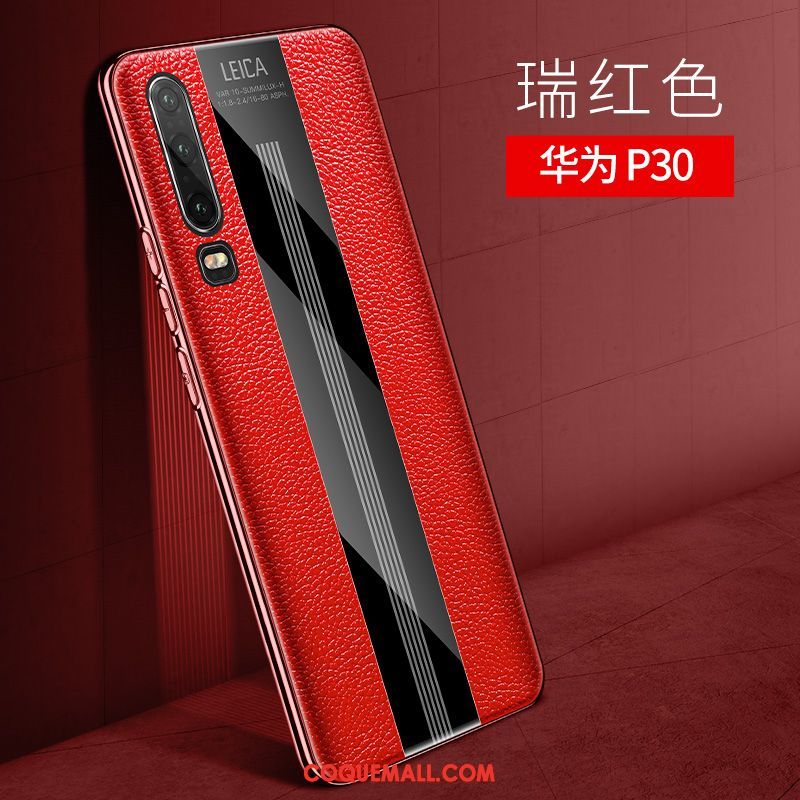 Étui Huawei P30 Protection Tendance Créatif, Coque Huawei P30 Silicone Luxe