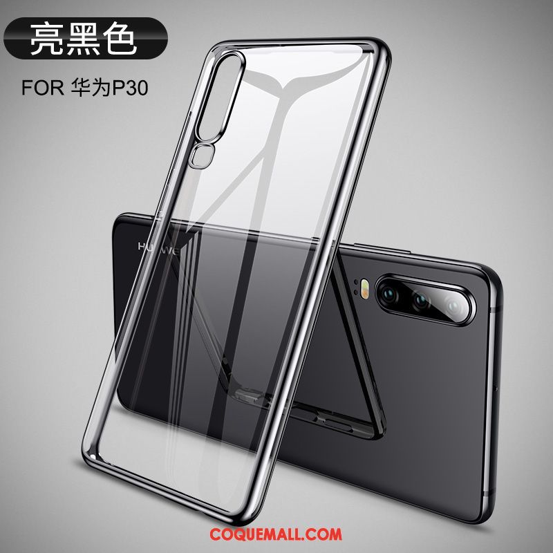 Étui Huawei P30 Silicone Téléphone Portable Protection, Coque Huawei P30 Tout Compris Très Mince