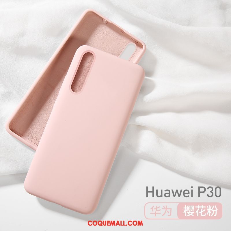 Étui Huawei P30 Tout Compris Incassable Téléphone Portable, Coque Huawei P30 Marque De Tendance Délavé En Daim