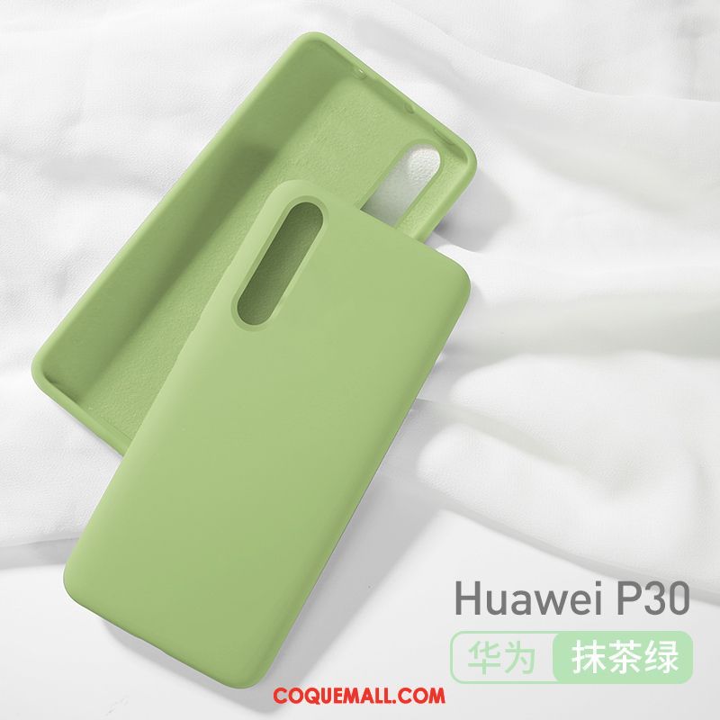 Étui Huawei P30 Tout Compris Incassable Téléphone Portable, Coque Huawei P30 Marque De Tendance Délavé En Daim
