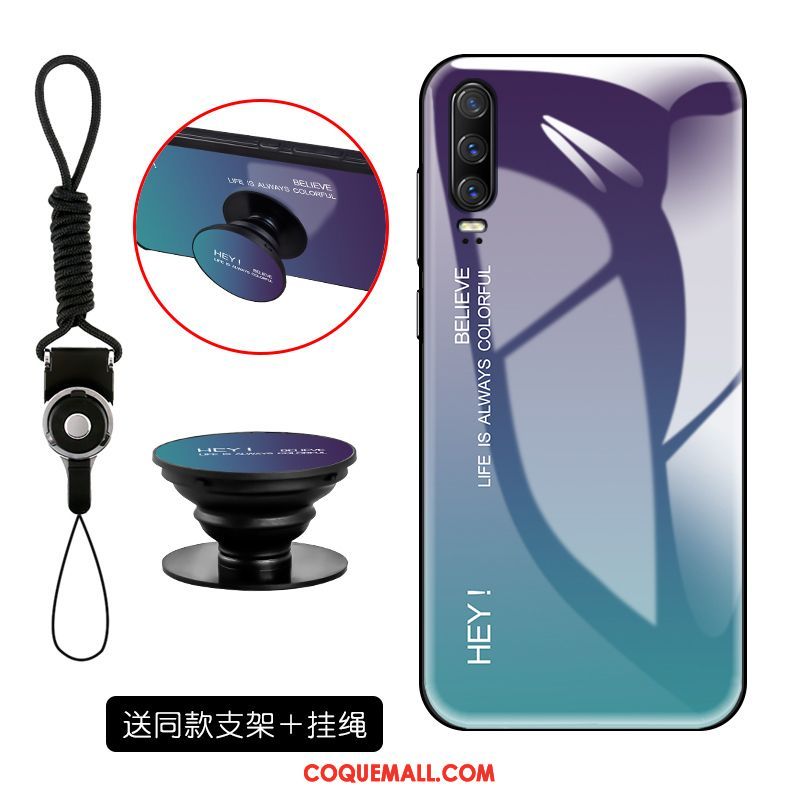 Étui Huawei P30 Tout Compris Simple Tendance, Coque Huawei P30 Miroir Mode