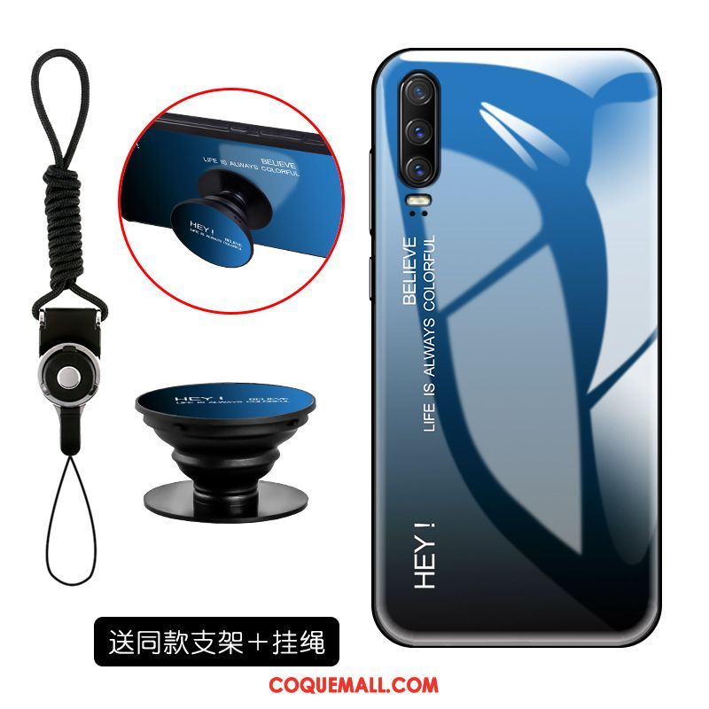 Étui Huawei P30 Tout Compris Simple Tendance, Coque Huawei P30 Miroir Mode