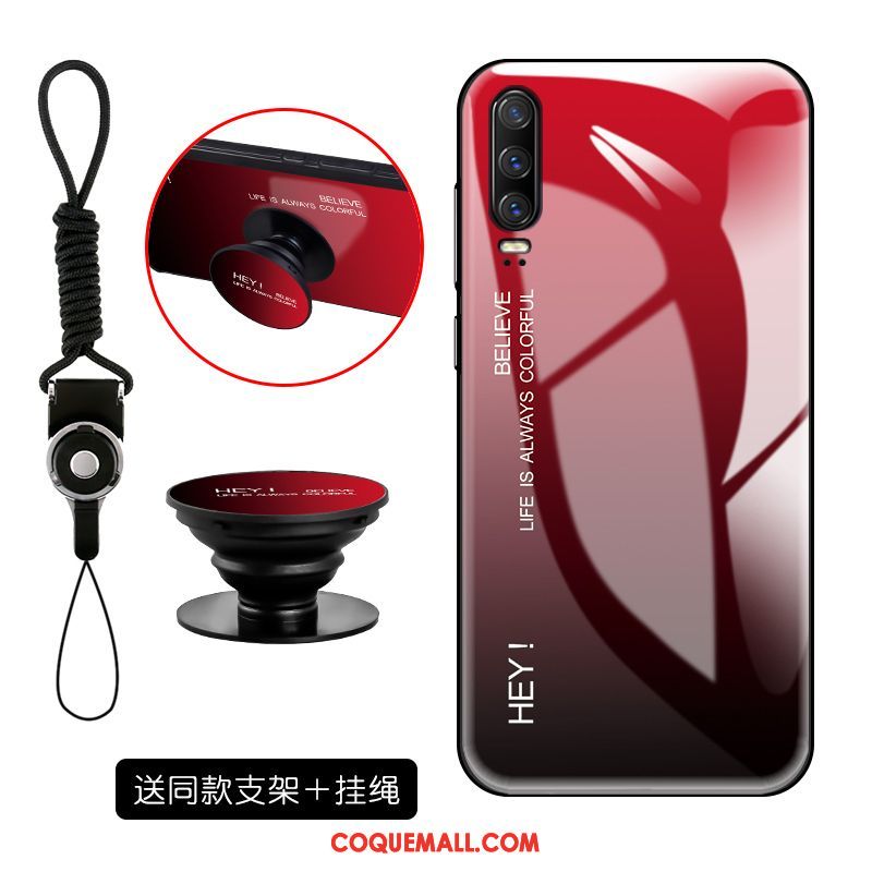 Étui Huawei P30 Tout Compris Simple Tendance, Coque Huawei P30 Miroir Mode