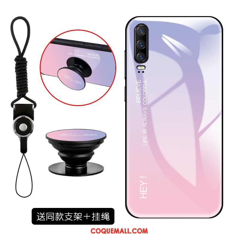 Étui Huawei P30 Tout Compris Simple Tendance, Coque Huawei P30 Miroir Mode