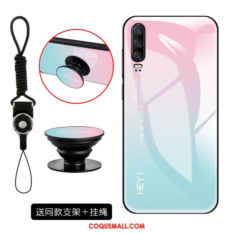 Étui Huawei P30 Tout Compris Simple Tendance, Coque Huawei P30 Miroir Mode