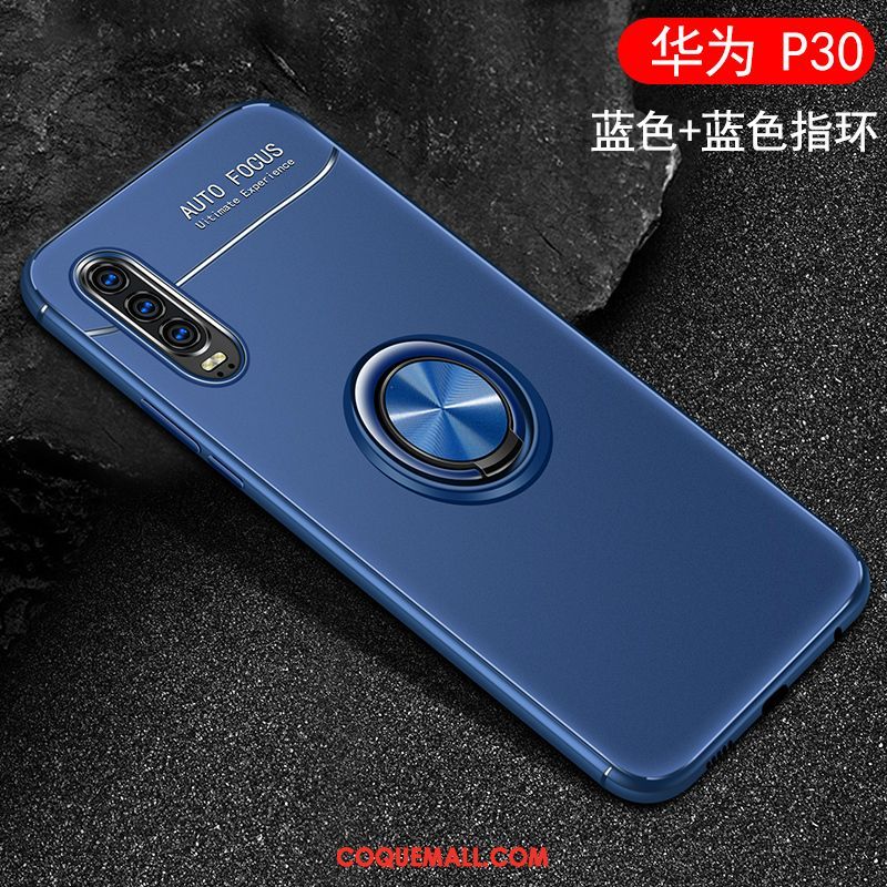 Étui Huawei P30 Très Mince Personnalité Tout Compris, Coque Huawei P30 Incassable Bleu