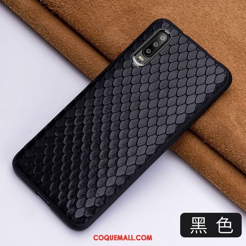 Étui Huawei P30 Téléphone Portable En Cuir Cuir Véritable, Coque Huawei P30 Luxe Créatif