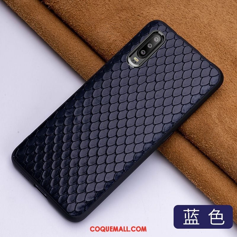 Étui Huawei P30 Téléphone Portable En Cuir Cuir Véritable, Coque Huawei P30 Luxe Créatif