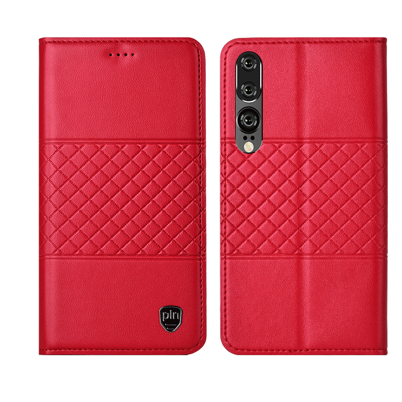 Étui Huawei P30 Téléphone Portable Nouveau Clamshell, Coque Huawei P30 Incassable Protection Braun