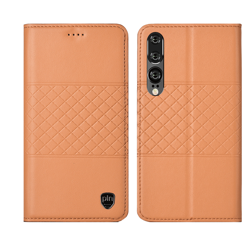 Étui Huawei P30 Téléphone Portable Nouveau Clamshell, Coque Huawei P30 Incassable Protection Braun