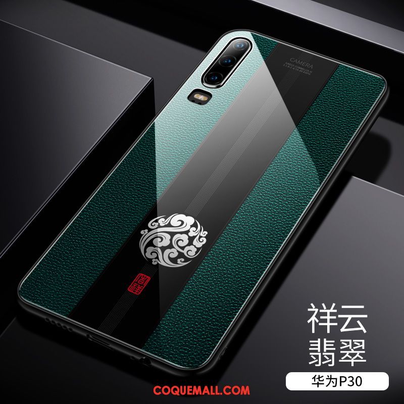 Étui Huawei P30 Téléphone Portable Tendance Personnalité, Coque Huawei P30 Nouveau Miroir