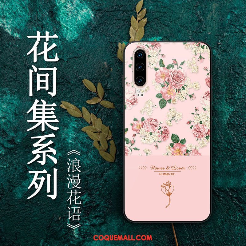 Étui Huawei P30 Vent Téléphone Portable Créatif, Coque Huawei P30 Noir Art