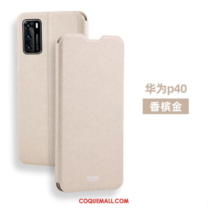 Étui Huawei P40 Délavé En Daim Bleu Silicone, Coque Huawei P40 Incassable Protection