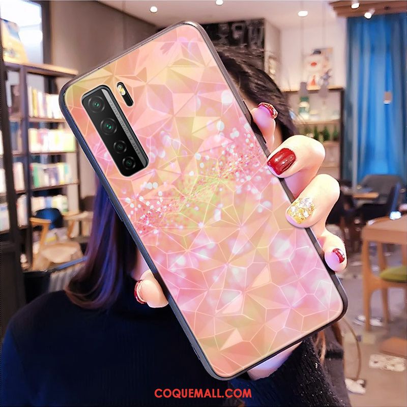 Étui Huawei P40 Lite 5g Net Rouge Modèle Fluide Doux, Coque Huawei P40 Lite 5g Téléphone Portable Tout Compris